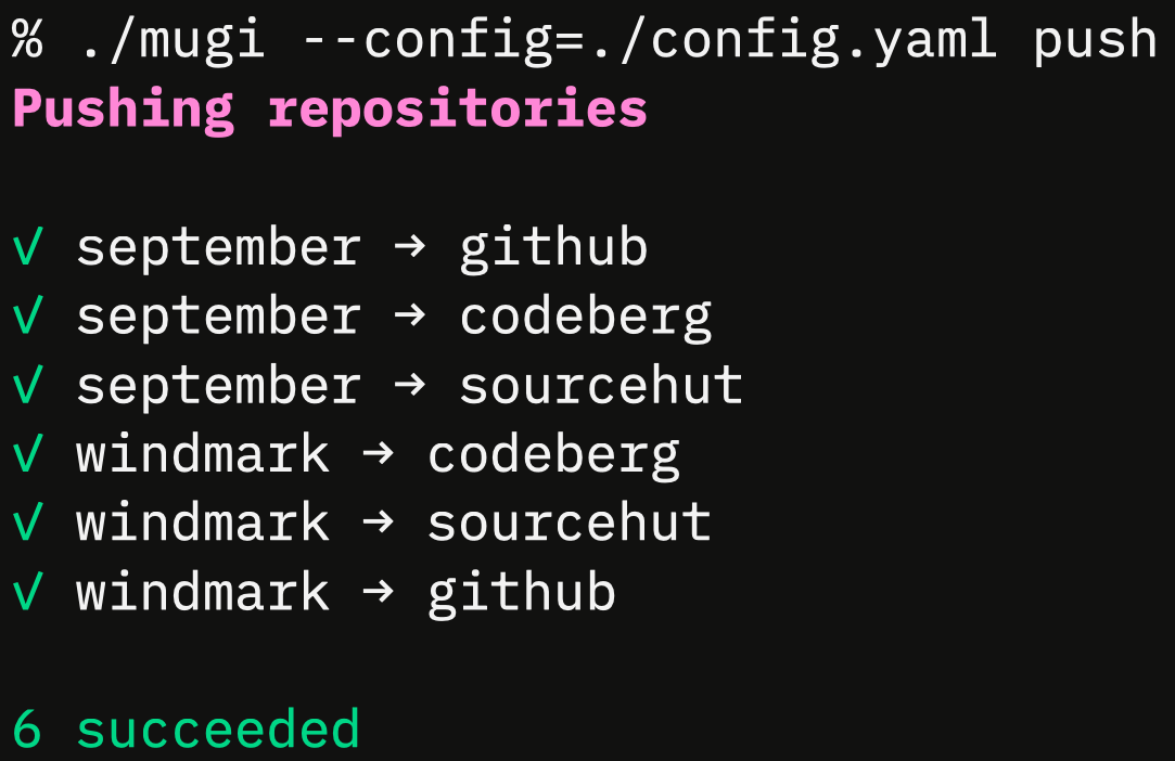 Example Output Screenshot